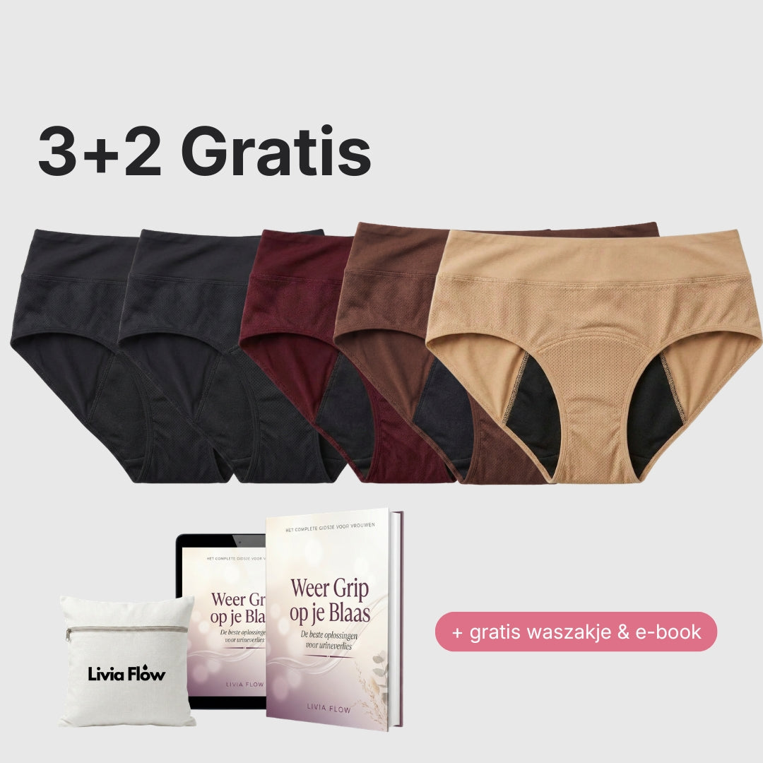 Livia & Juul's - Lekvrij Ondergoed (3+2 Gratis)