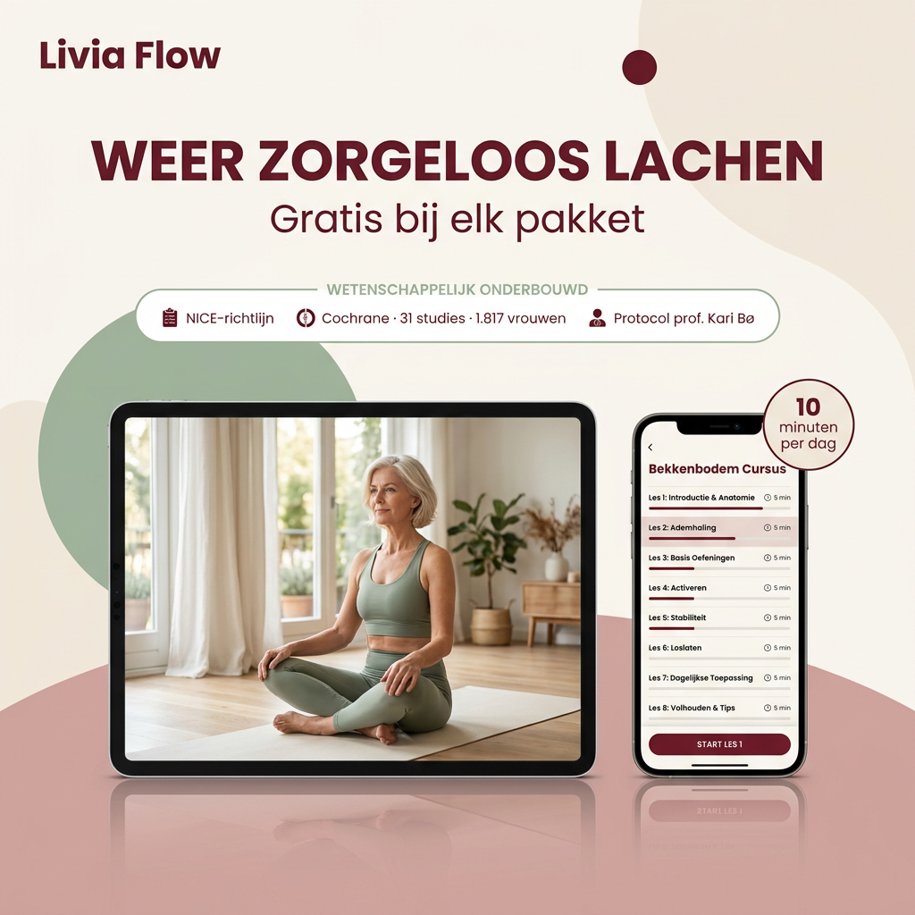 Weer Zorgeloos Lachen — de bekkenbodemtraining van 5-10 minuten per dag.